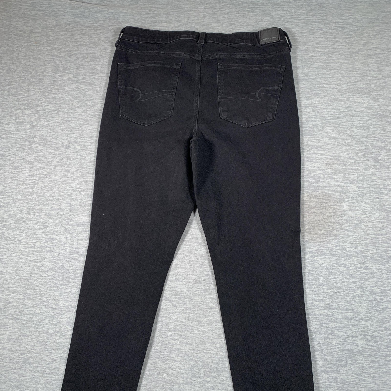 American Eagle Outfitters Jegging Jeans Womens 16 Black Super Hi-Rise Dream Jean