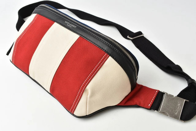 Yves Saint Laurent Saint Laurent Waist Pouch 557831 Crossbody Bag Canvas #PTB138