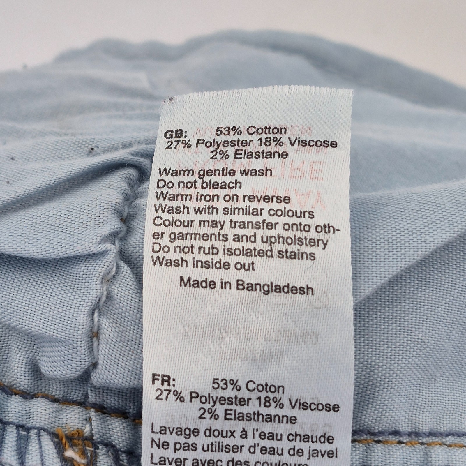 NEW LOOK Amie Jeans 8 Blue Womens Denim Cotton Blend Mid Rise Skinny