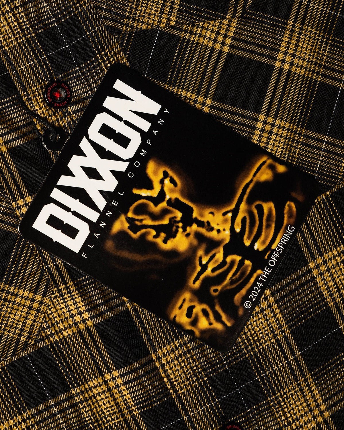 THE OFFSPRING SMASH x Dixxon Flannel Collab Mens Sz XL Flannel NWT 🧷💀🔥