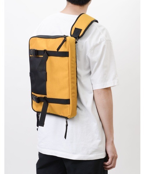 Master-Piece Masterpiece MSPC squared Shoulder Bag Yellow 224103 Made in Japan