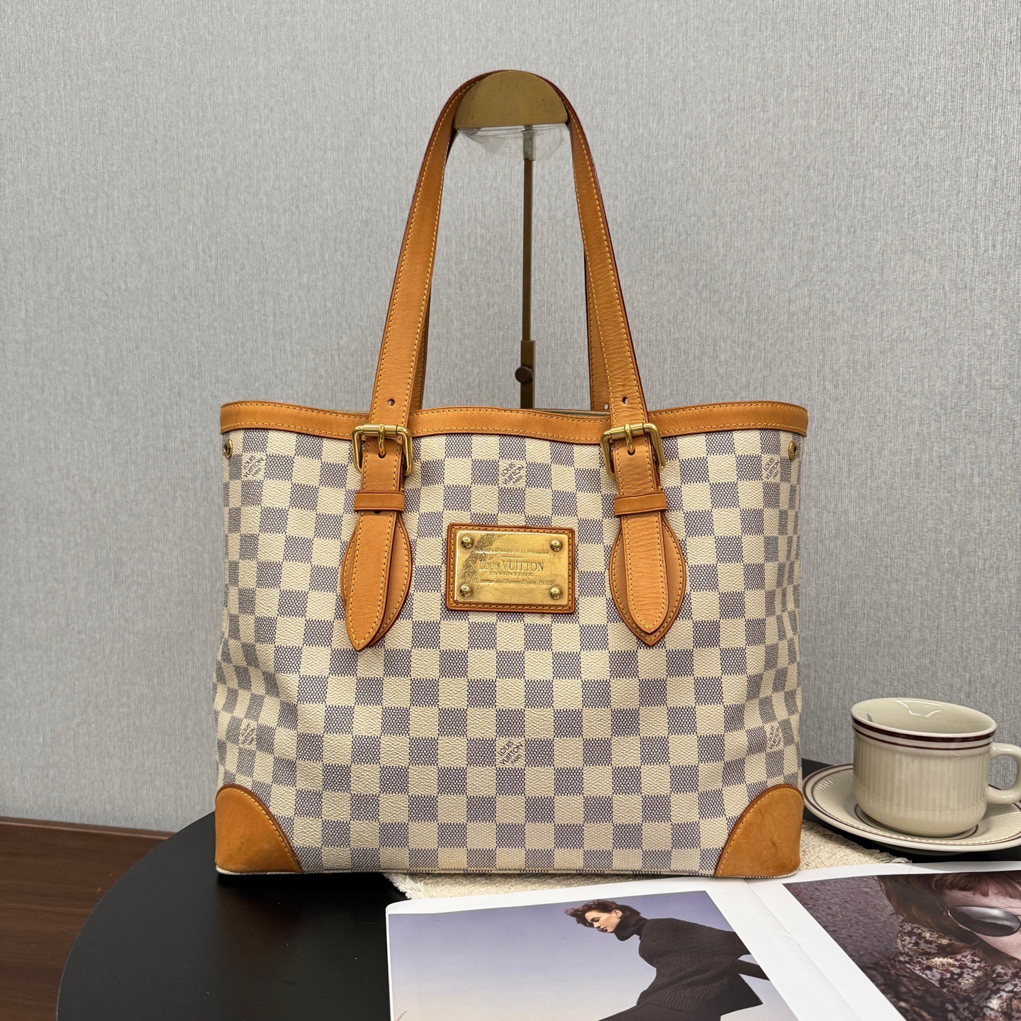 Louis Vuitton Pre-Owned Authentic Tote 35*29*17cm Free Tracked Shipping