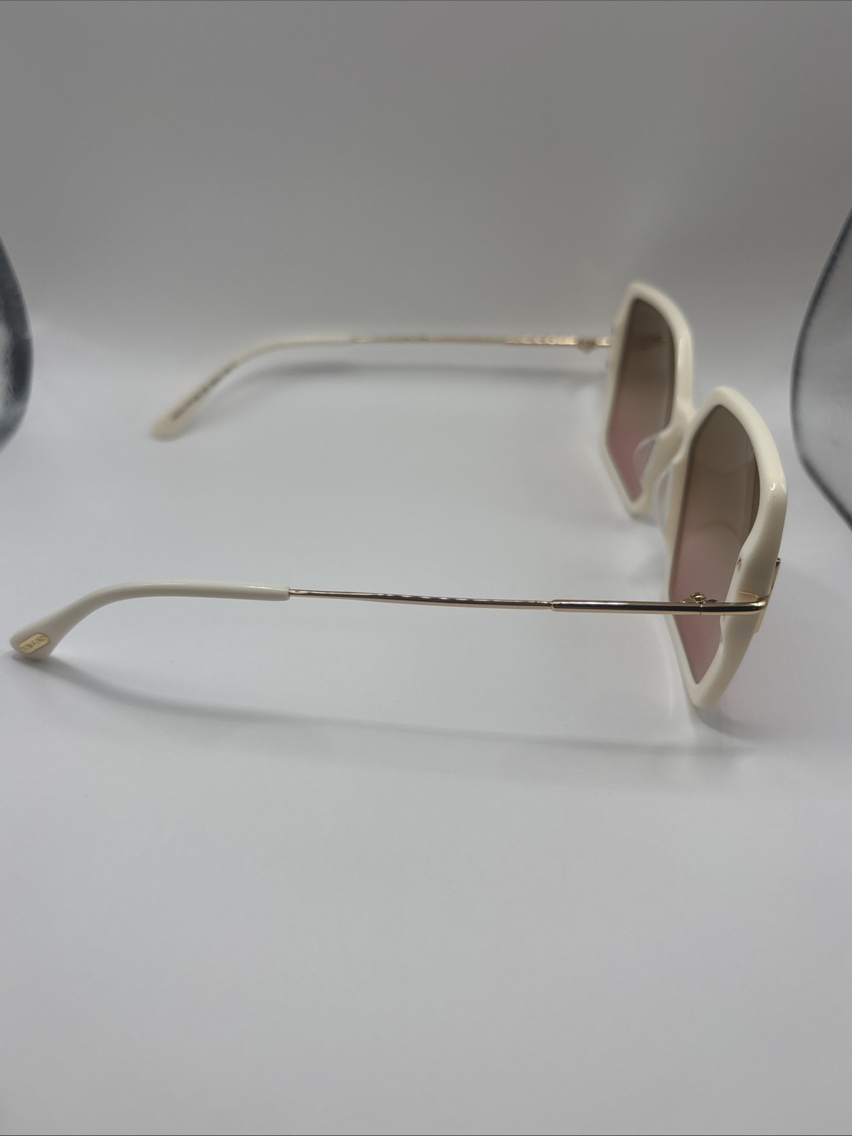 Tom Ford Joanna FT1039 25F Ivory Gradient Brown 59 mm Women’s Sunglasses