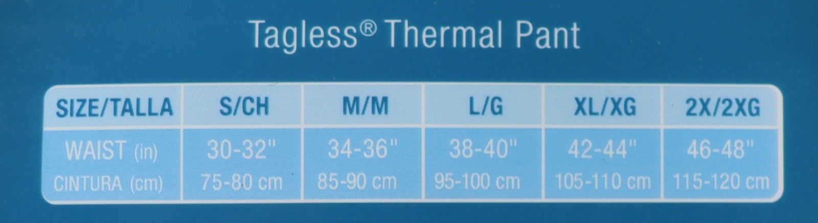 Hanes Premium X-Temp Tagless Thermal Pant Long Johns Men’s Underwear NWT