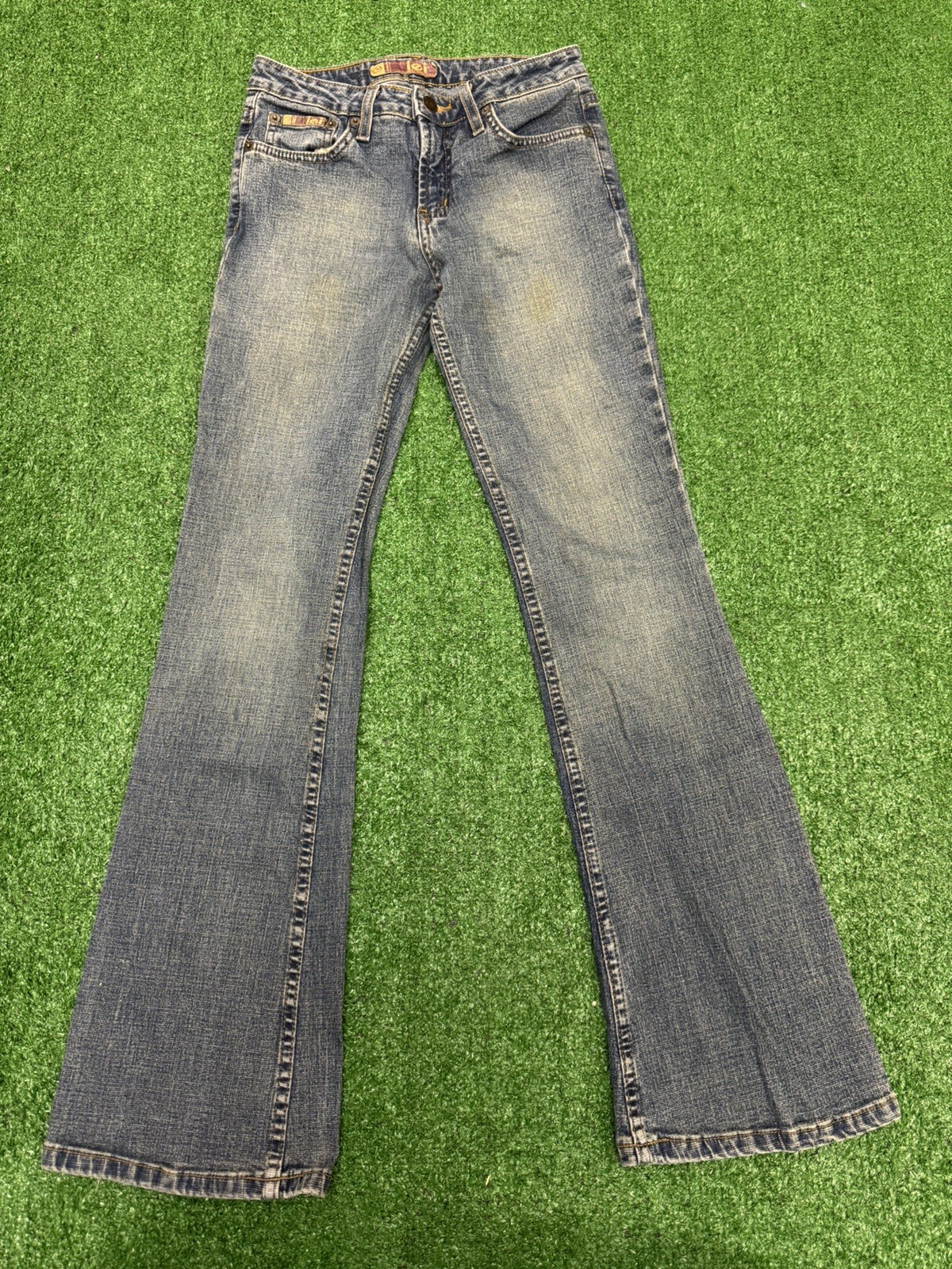 Vintage LEI Jeans Womens 3,Blue Medium Wash Flare Leg Bootcut Denim Y2K