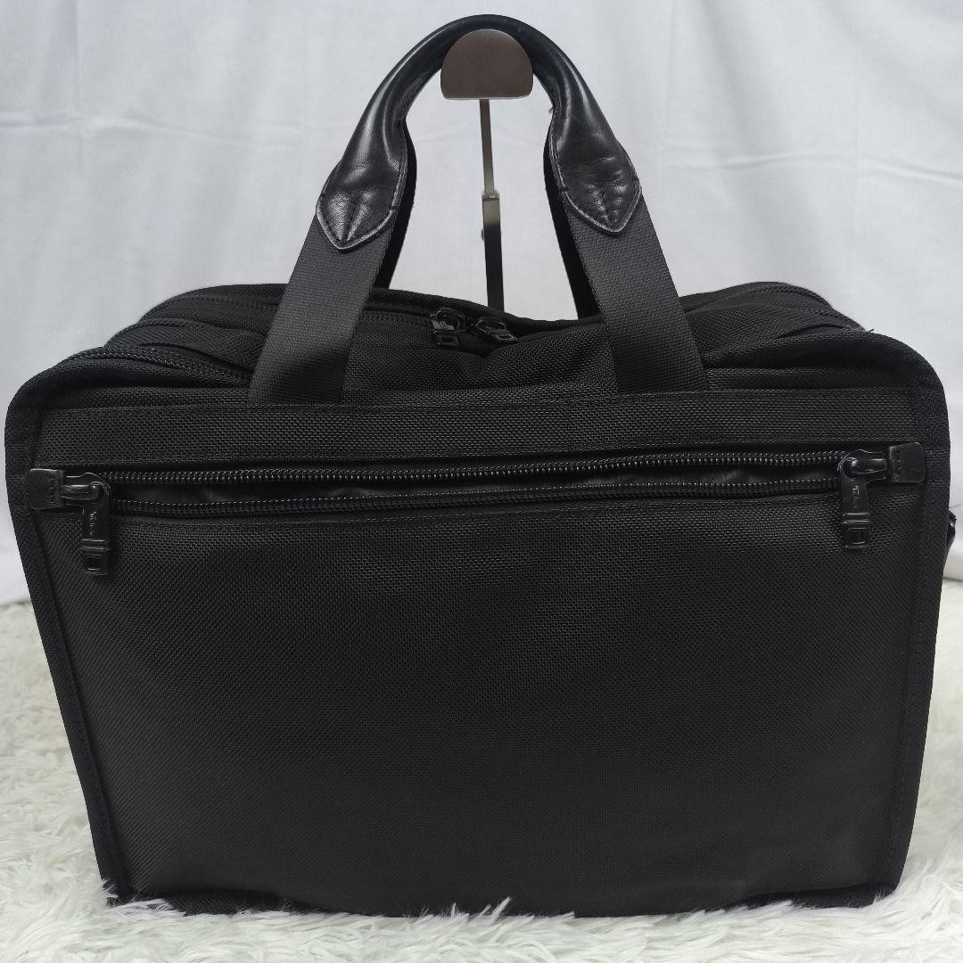 Condition TUMI Alpha Briefcase Expandable 2way 2 layer B4 Compatible Black