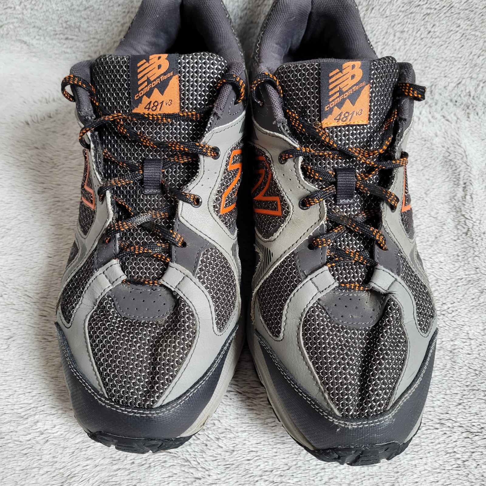 New Balance 481 v3 Trail Running Shoes Mens 11 4E Gray All Terrain Sneaker