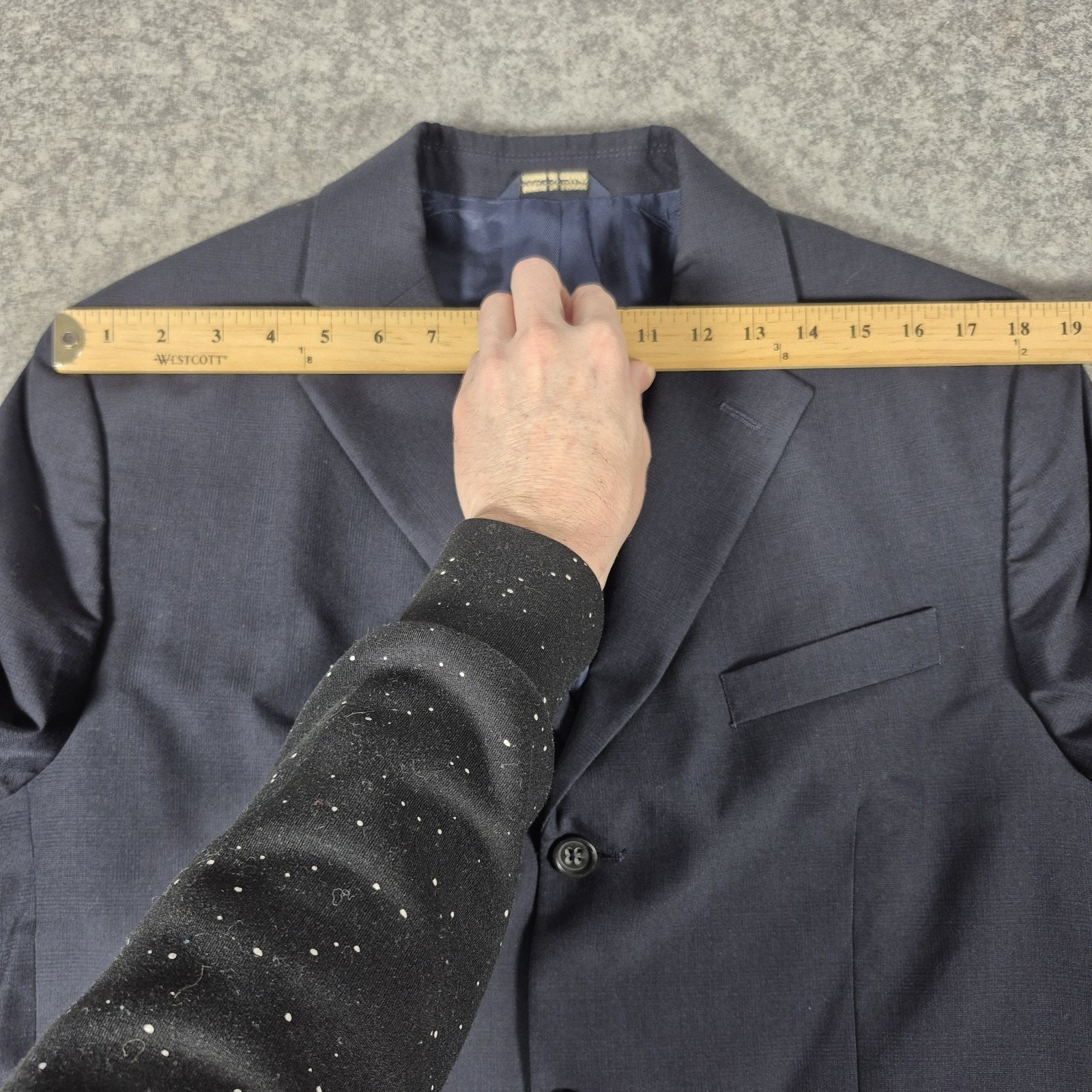 Banana Republic Blazer Mens 42R Gray Wool Blend Sports Coat Suit Jacket