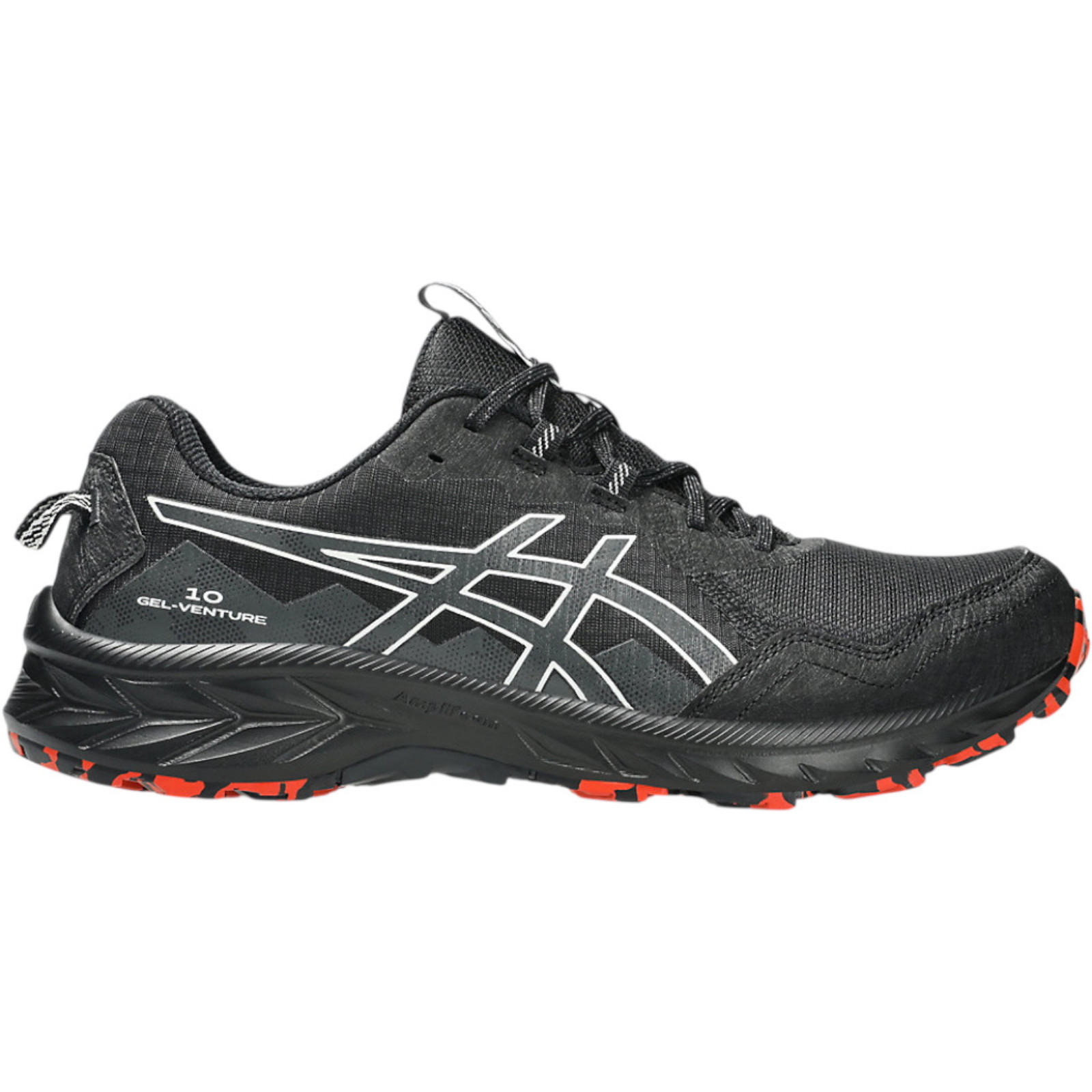 Asics GEL-Venture 10 Men Trail Running Shoe Black Lake Grey Red US Size 7-14 New
