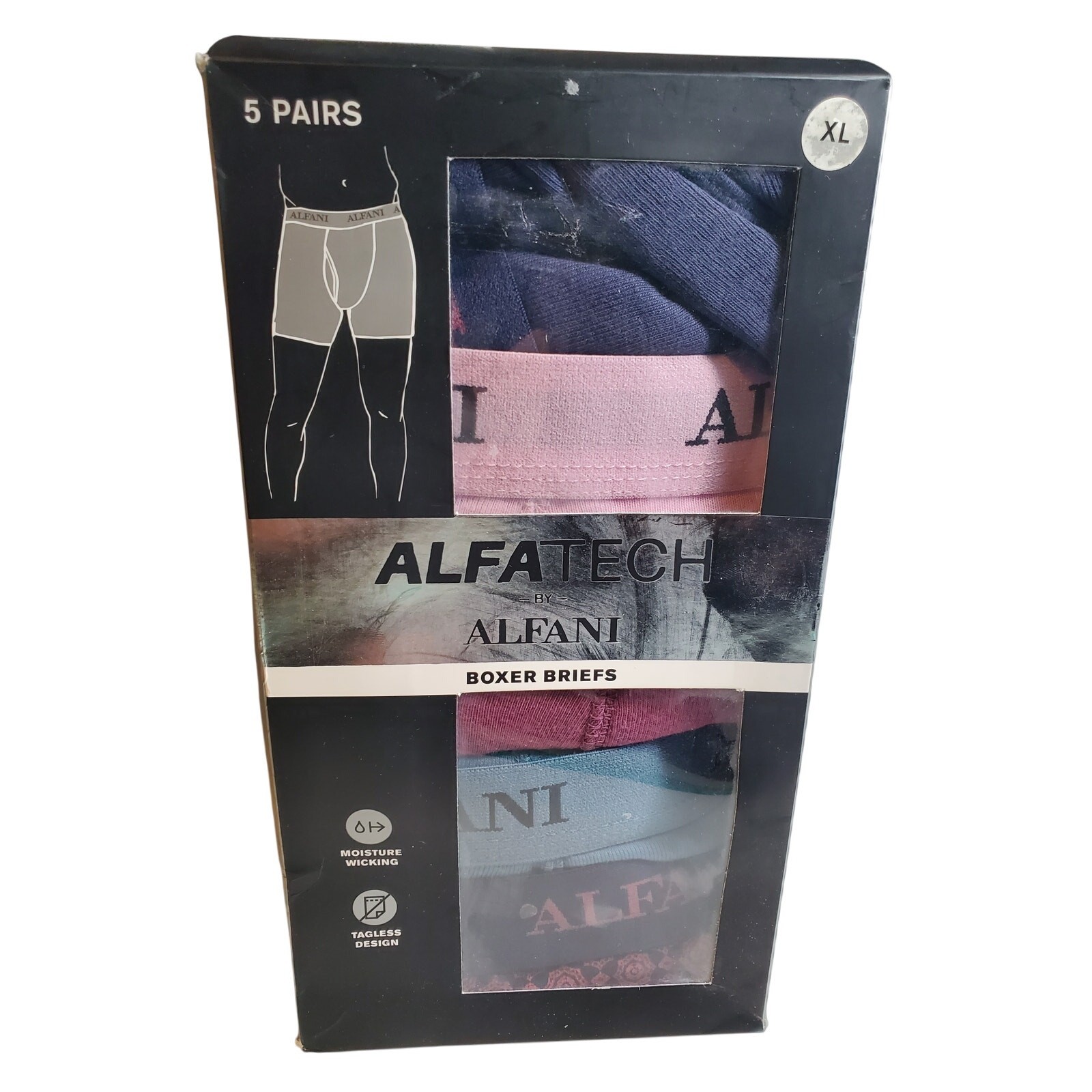 Alfani – Alfatech Boxer Briefs – 5 Pairs