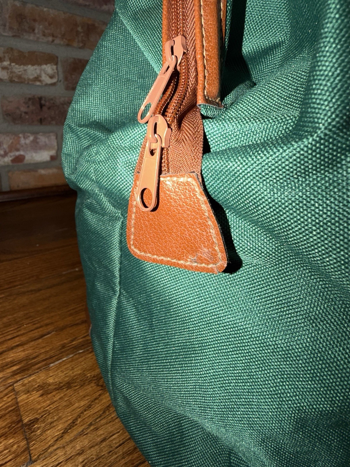 Vintage Ralph Lauren Weekender Duffle Bag 80’s-90’s Green Canvas Travel Tote