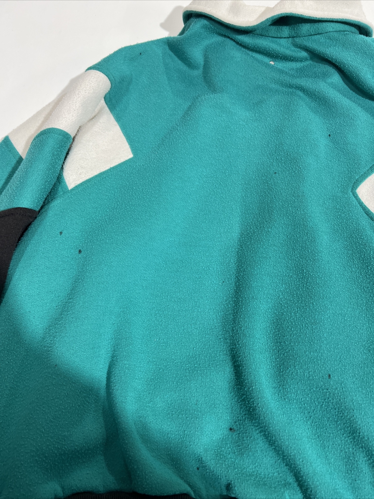 Vtg Nike Zip Up Sweater 90s Color Block Sz M Grunge Hip Hop Hipster Fashion