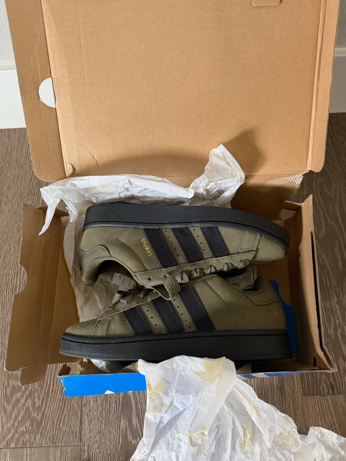 Size 8.5 – adidas Campus 00s Olive Strata