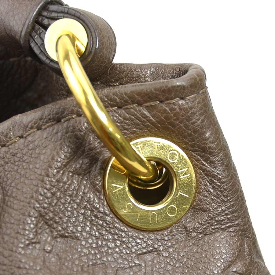 Auth LOUIS VUITTON Monogram Empreinte Artsy MM Shoulder Bag Brown M94171 e61661k
