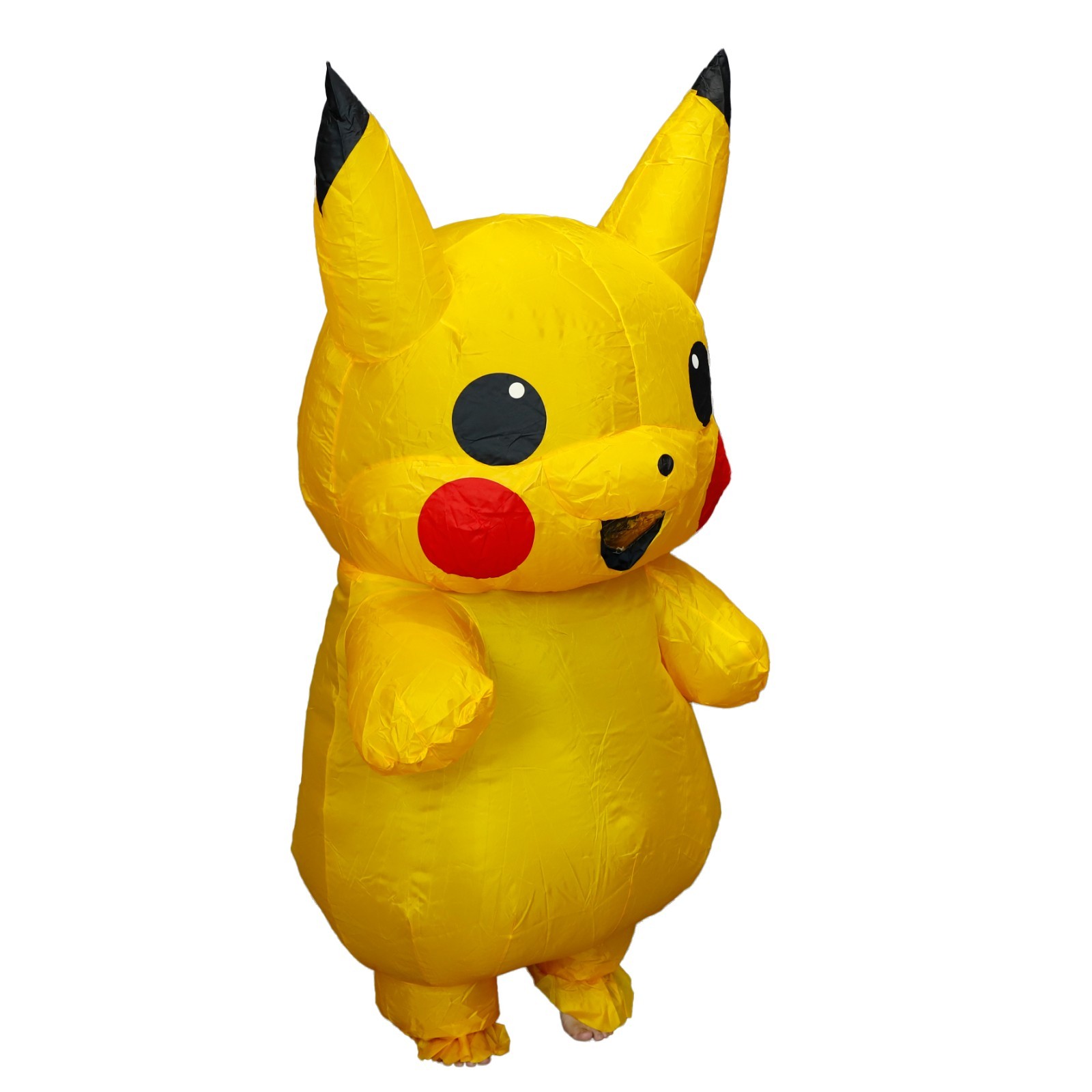 Inflatable Costume Pikachu Mascot Kid/Adult Size Blow Up Cosplay Party Outfit