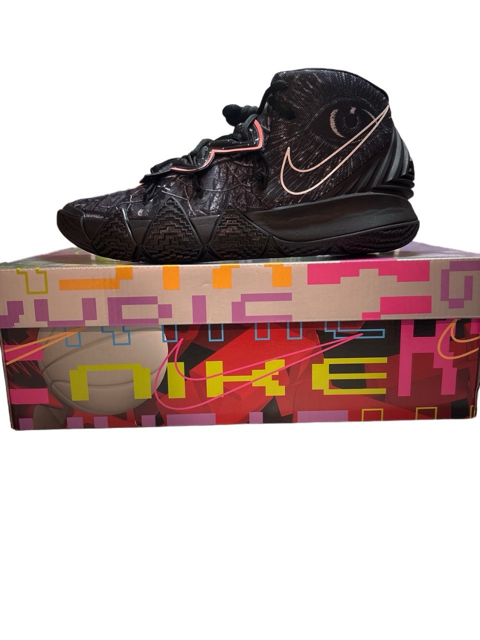 Nike Kybrid S2 What The CQ9323-001 Black/Atomic Pink Mid Top Sneaker Men