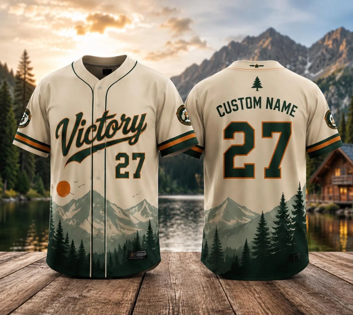 Mountain Baseball Jersey, Personalized Baseball Shirt, Custom Team Uniform, Name
