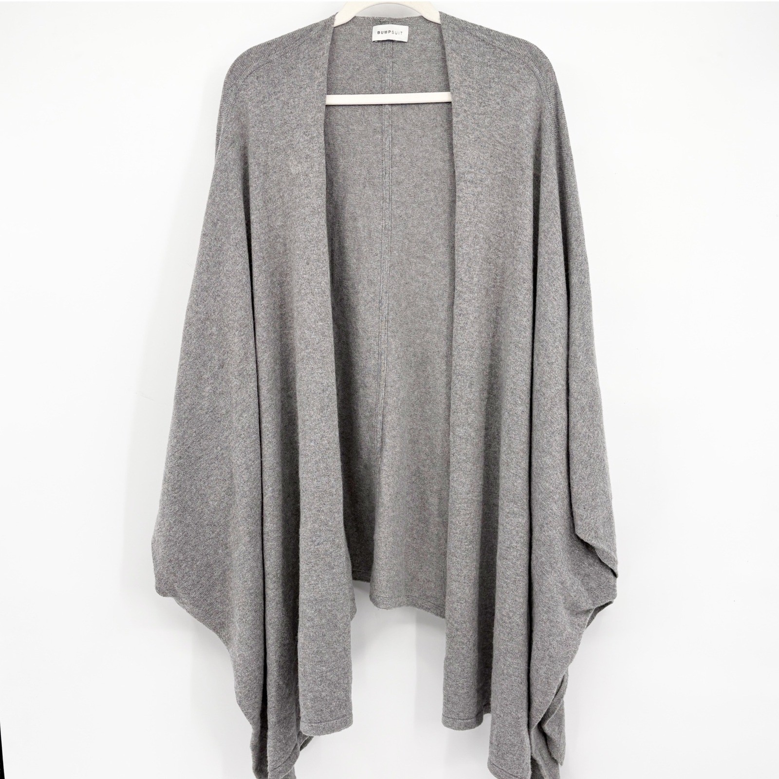 Bumpsuit Womens Infinity Wrap Oat Cashmere Wool Blend Maternity Cardigan OS