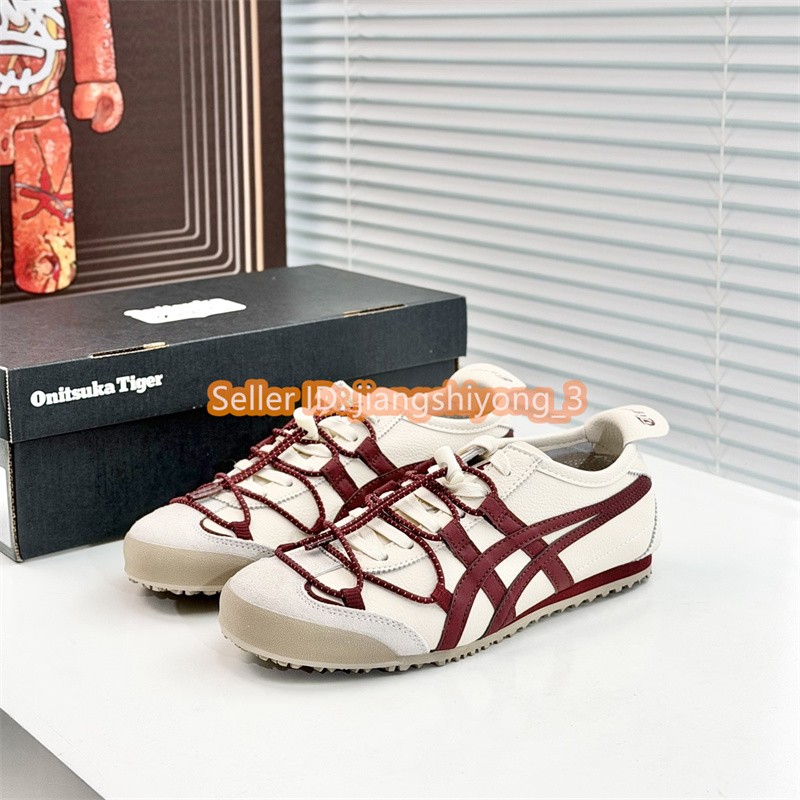 2026 Onitsuka Tiger MEXICO 66 VINY 1183C577-201 White Red