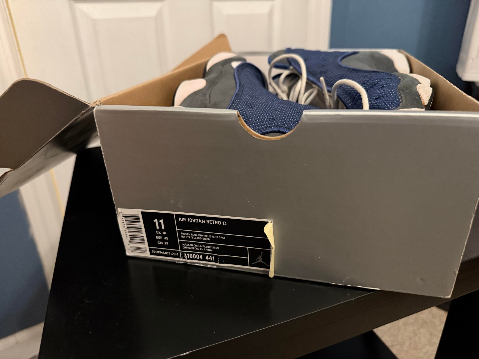 Nike Air Jordan 13 Retro Flint French Blue 310004-441 Size 11 OG Box