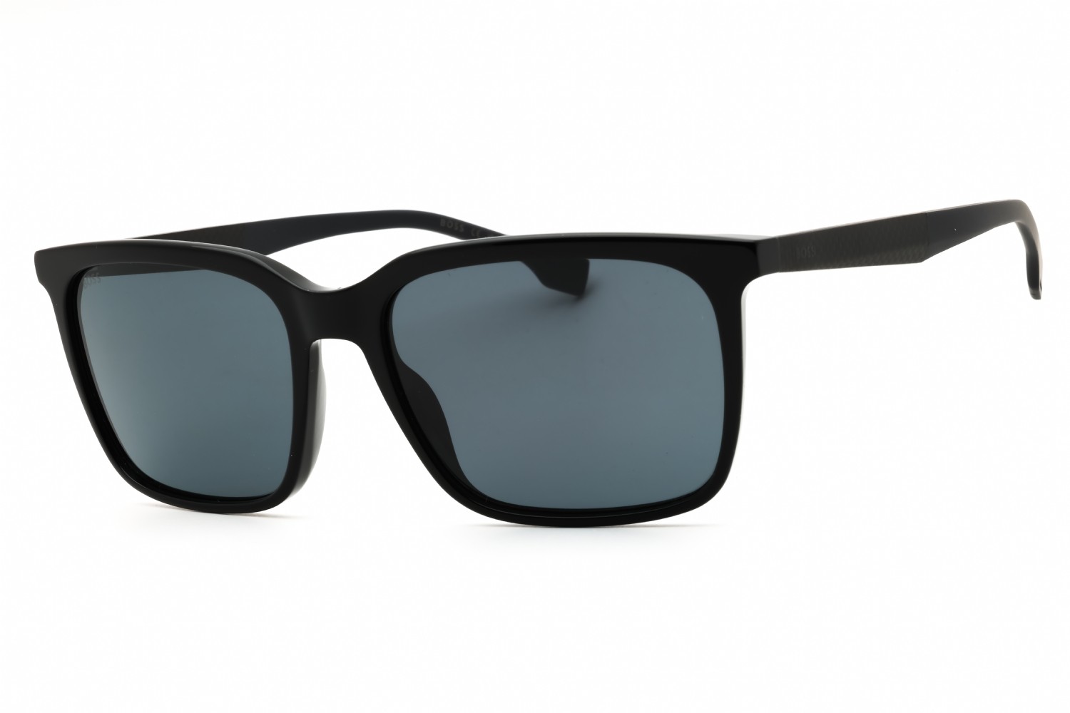 HUGO BOSS 1579 S 08A 2K Sunglasses Black Gray Frame Gray Lenses 57mm