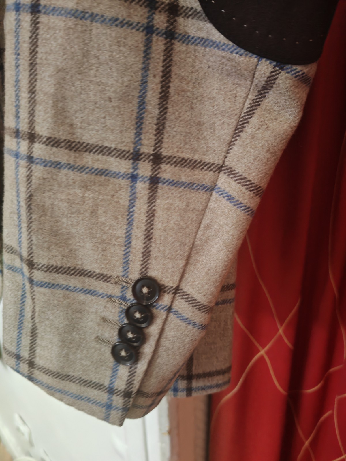 TAGLIATORE 700€ Men’s Blazer Jacket Virgin Wool Size EU52 ( L ) Made in Italy
