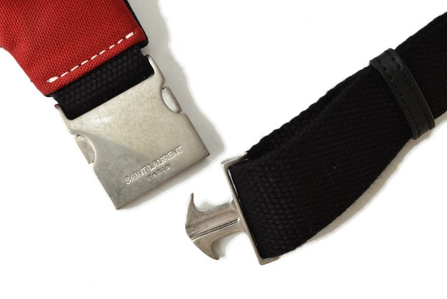 Yves Saint Laurent Saint Laurent Waist Pouch 557831 Crossbody Bag Canvas #PTB138