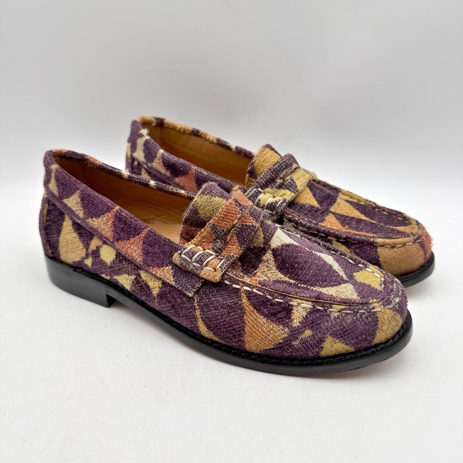 RE/DONE Womens 90s Pop-Print Loafers EU 35 US 5 Multi-color EUC