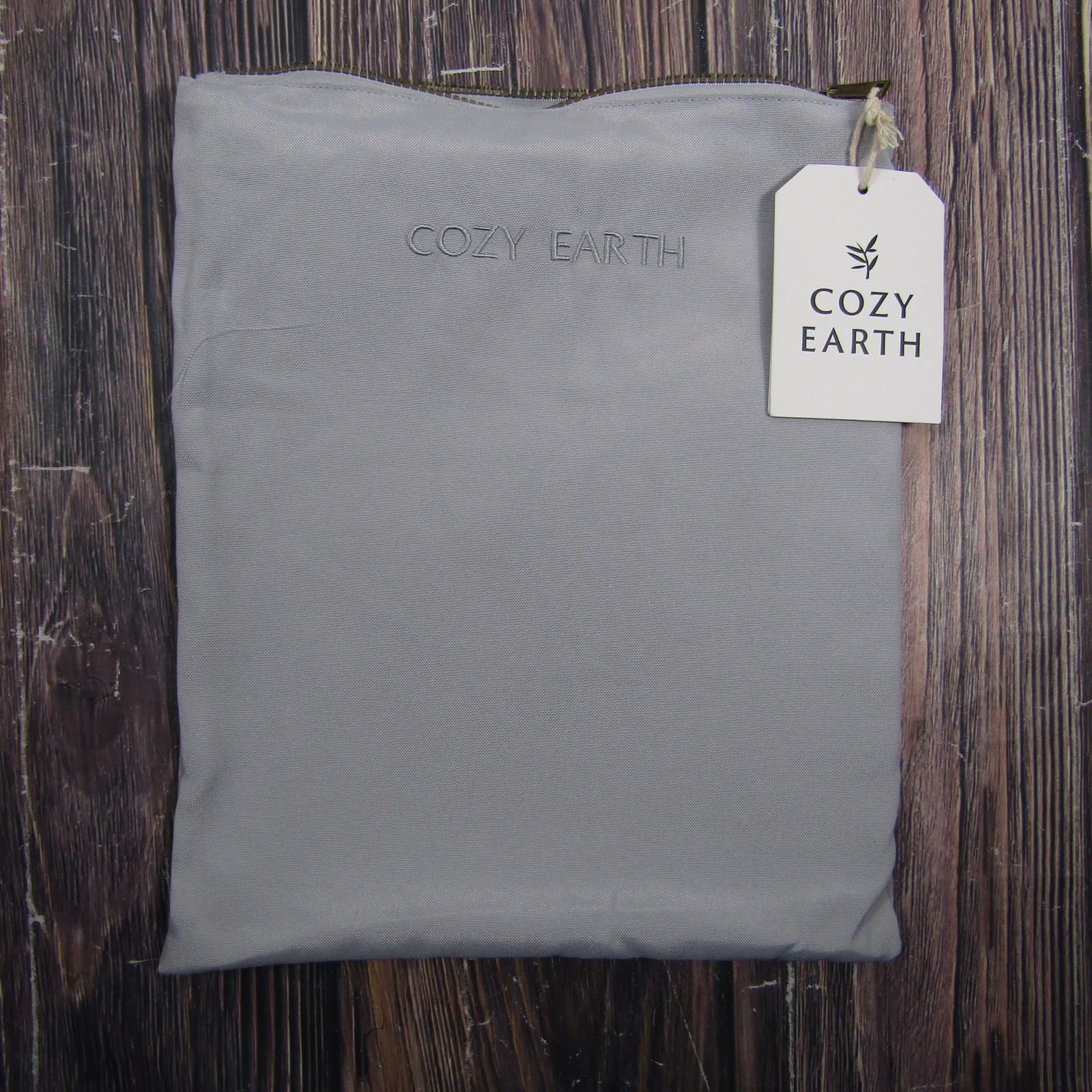 Cozy Earth Sweatshirt Mens 2XL Gray Pullover Lightweight Breathable Logo