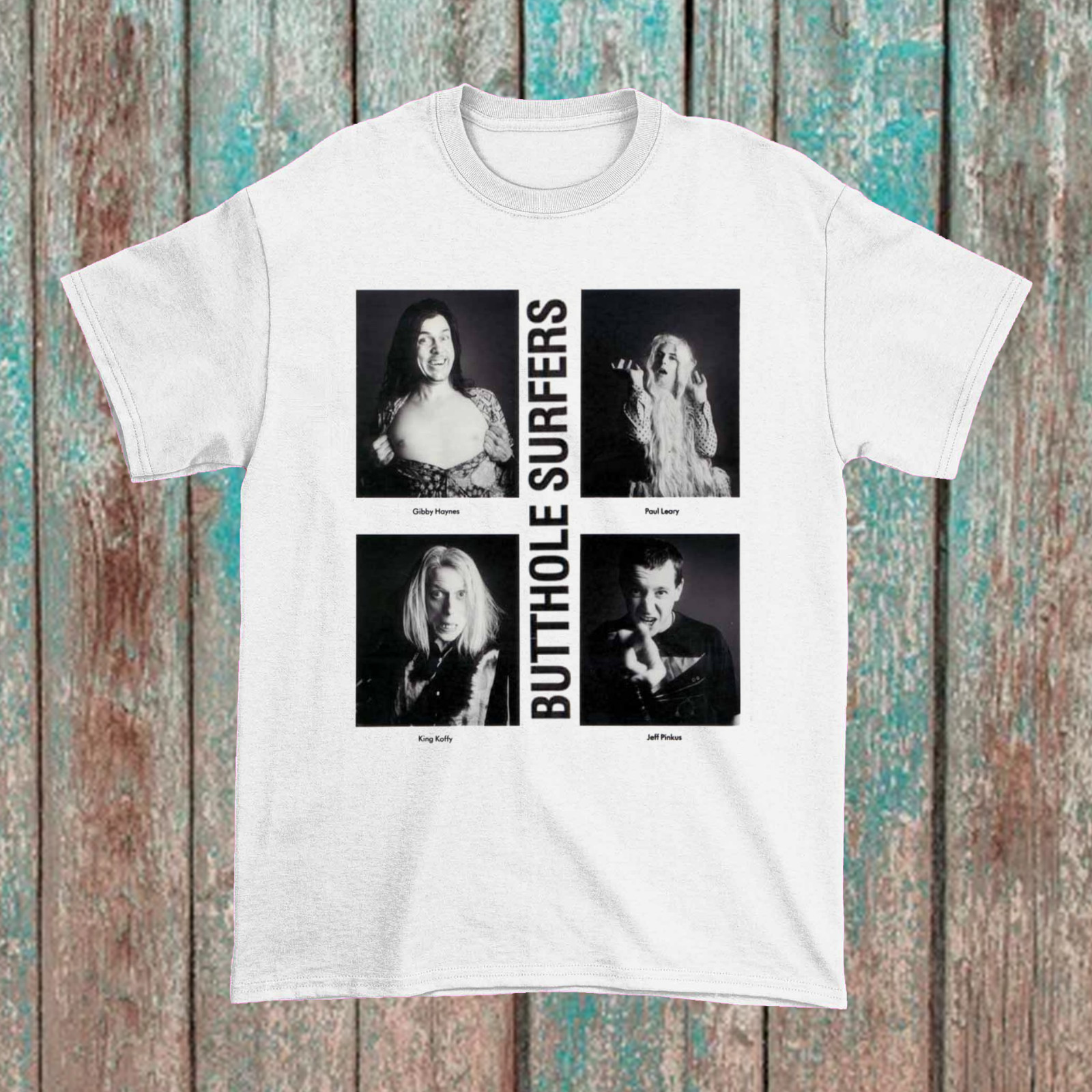 Rare Butthole Surfers Member Short Sleeve White All Size Unisex T-Shirt AC161