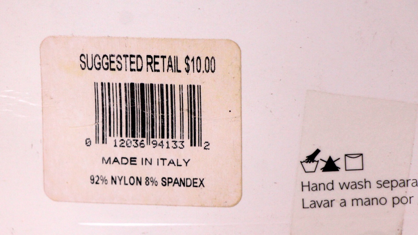 NEW Hanes OA763 ITALY FOX BROWN 92%NYLON 8%SPANDEX SQUARE TEXTURE TIGHTS Sz A/B
