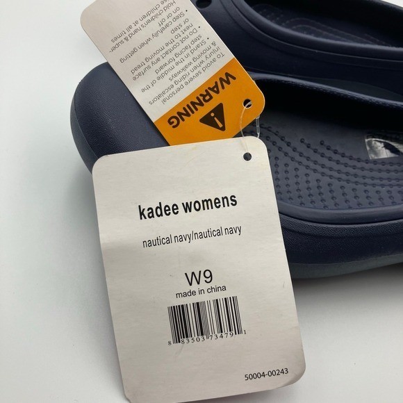 Crocs Womens Ballet Flats Kadee size 9 Navy Blue *NWT*