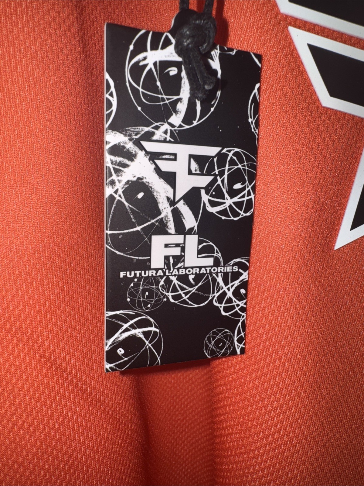 FaZe Clan x Futura Laboratories CHARACTERIZATION Jersey – M Orange. New With Tag