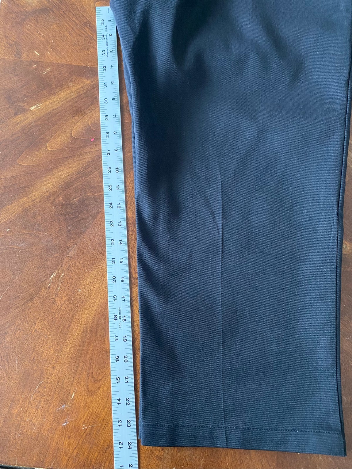 Cropped DICKIES Original 874 Black Work Pants 36×24 (Altered inseam length)