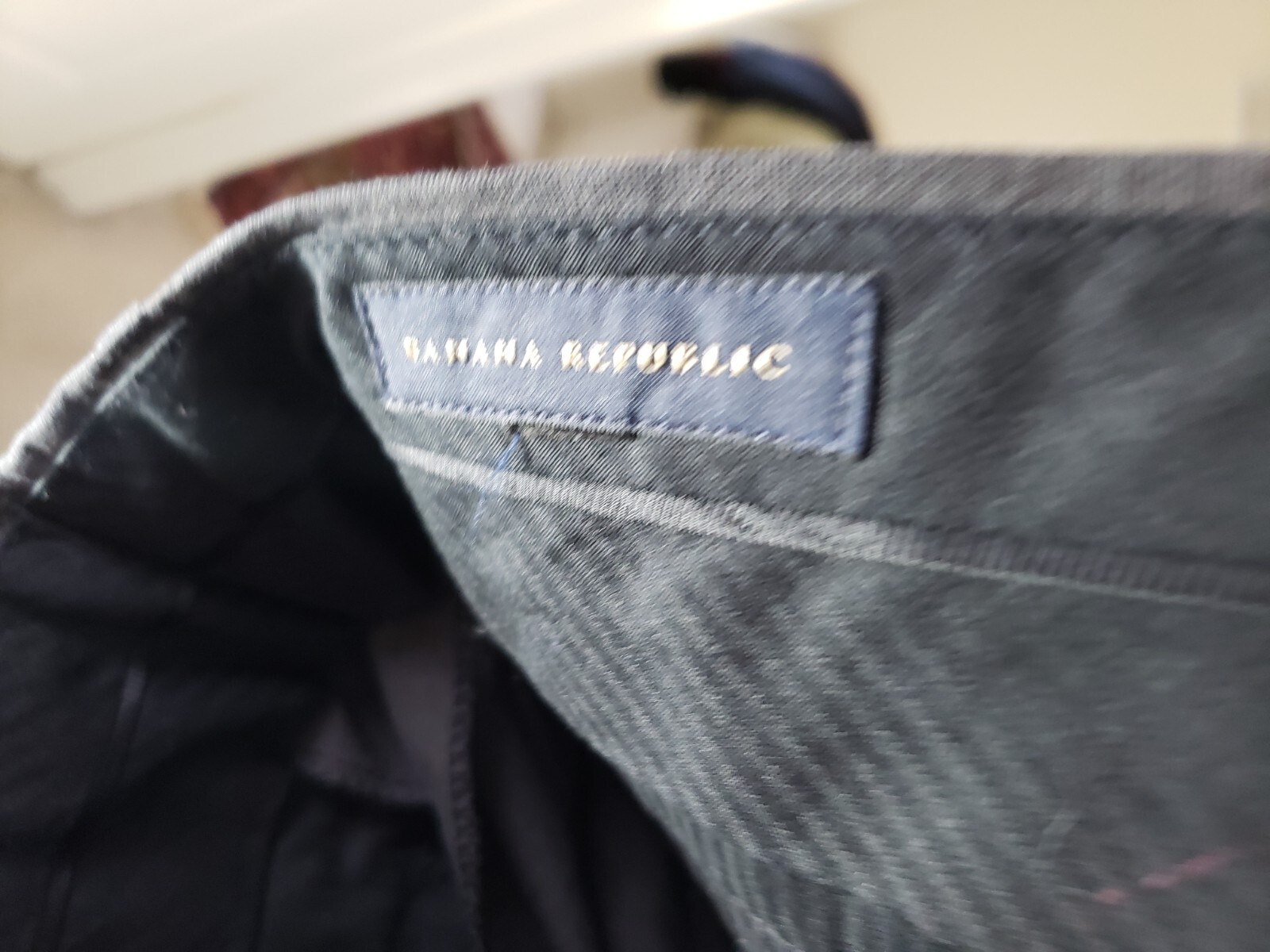 Men clothing Banana Republic suit size 38 2 piece cotton %2 elastane