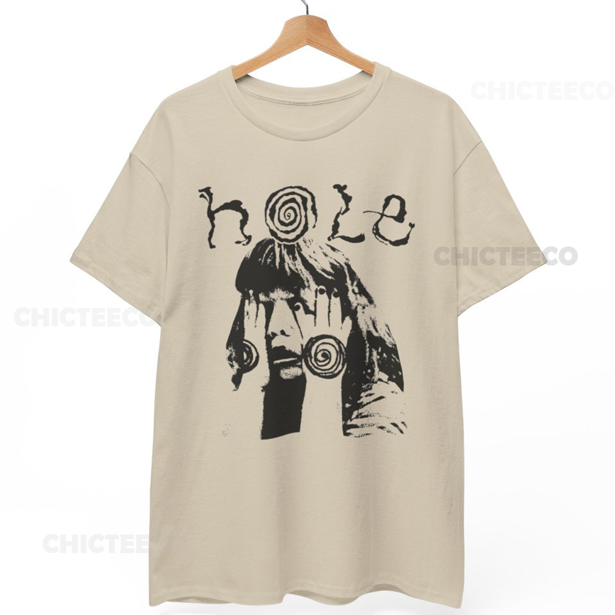 Hole Band T-Shirt Courtney Love Grunge Alternative Rock 90s Music Unisex Tee