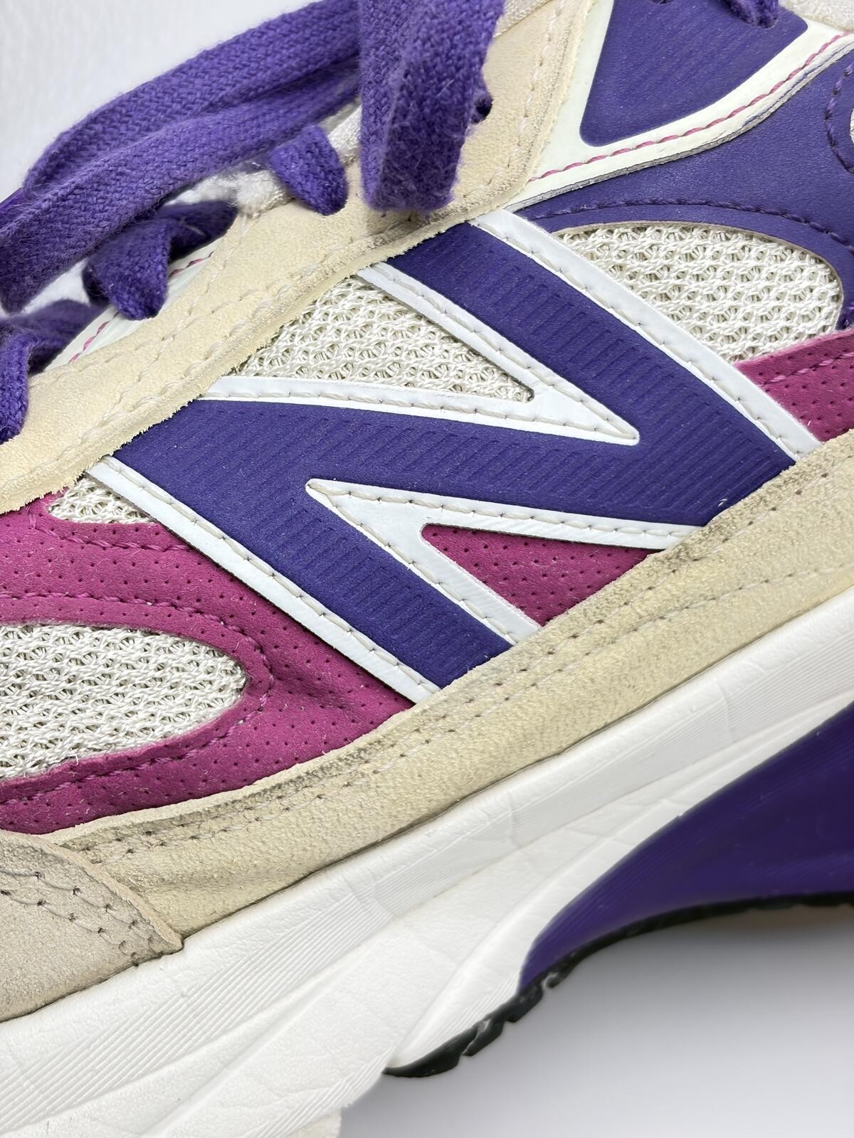 New Balance 990v6 Made USA Teddy Santis Macadamia Nut Magenta Pop U990TD6 11.5