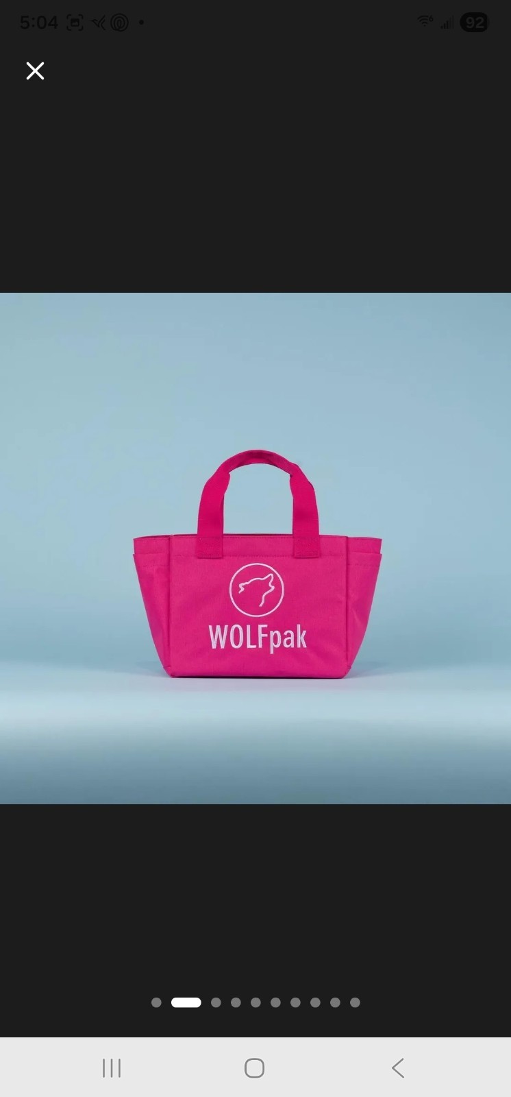 Wolfpak Mini Tote Bag Goddess Pink