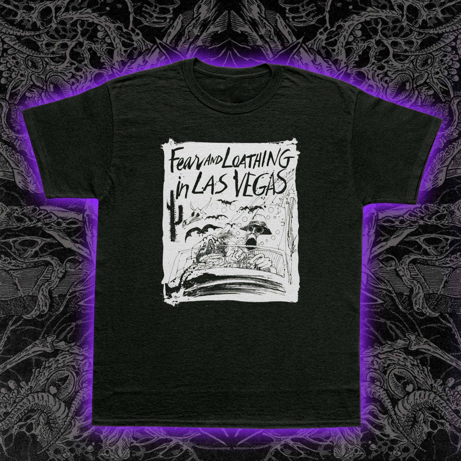Fear and Loathing in Las Vegas T-Shirt Hunter S. Thompson Gonzo Ralph Steadman