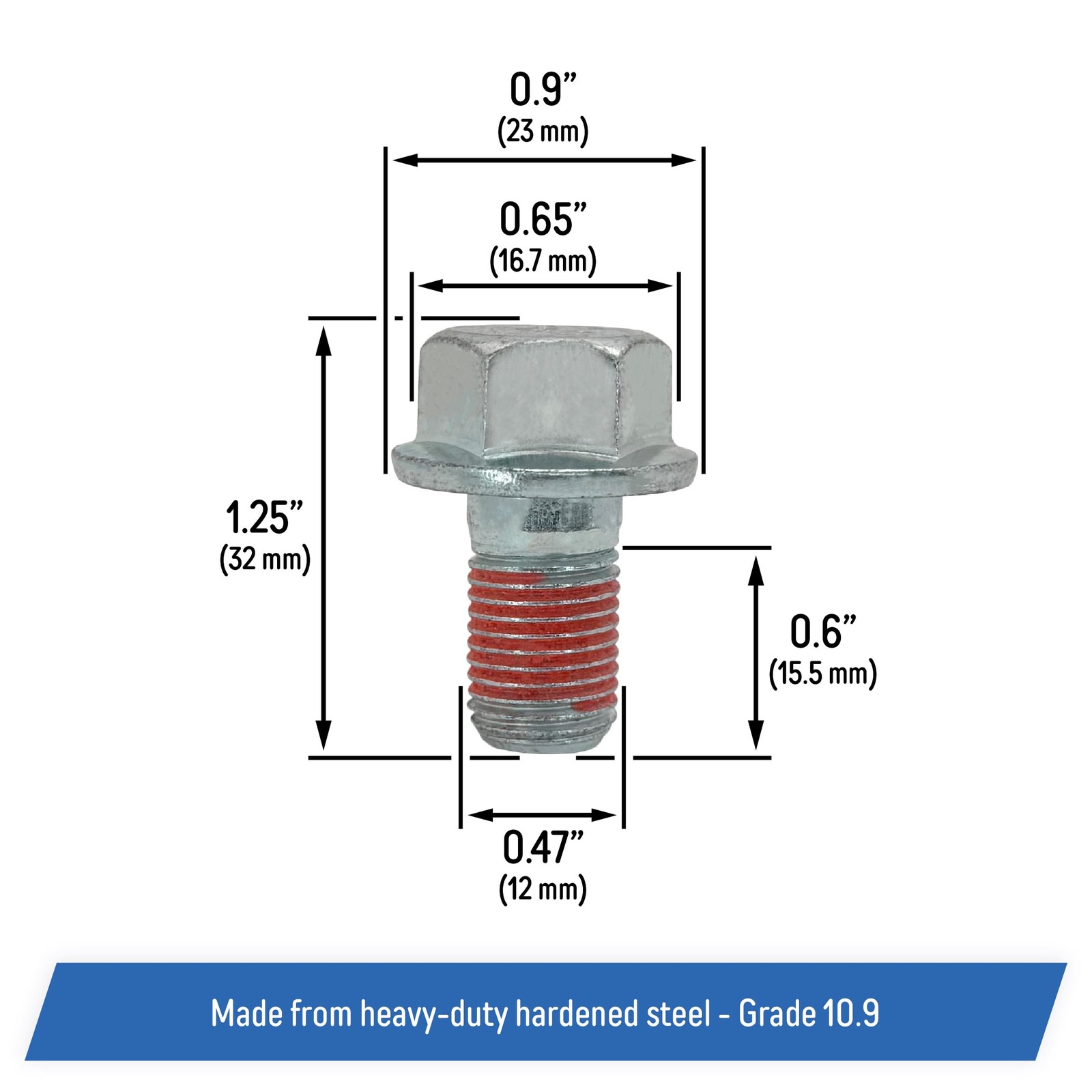 Caliper Bracket Bolts Replacement for Honda Acura Models 19902018