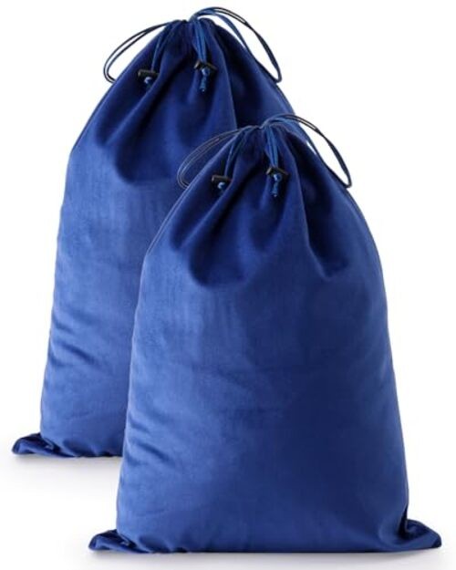 Shoe Bags for Travel, 17.3″x1.6″ Washable Dust Bags for Storage 2 Palace Blue