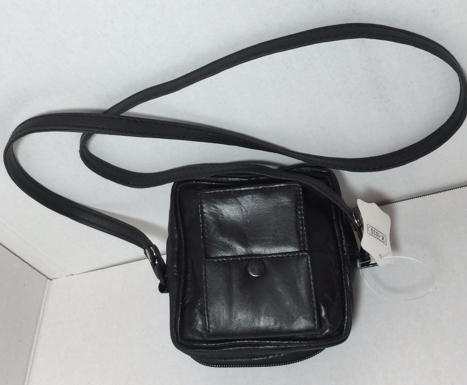 New Men/Women genuine Leather Messenger/Shoulder Bag Cross body belt Pack Small