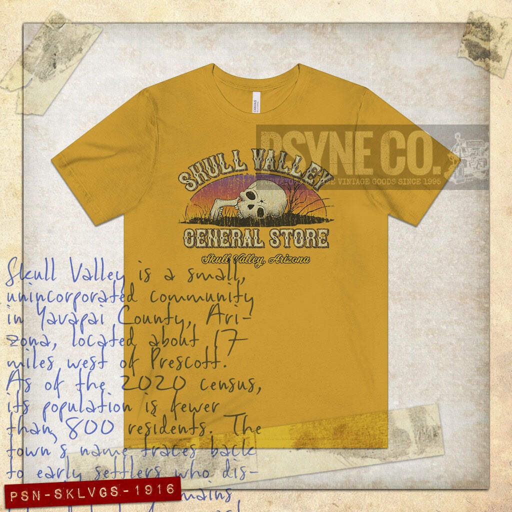 Skull Valley General Store 1916 Vintage Men’s T-Shirt