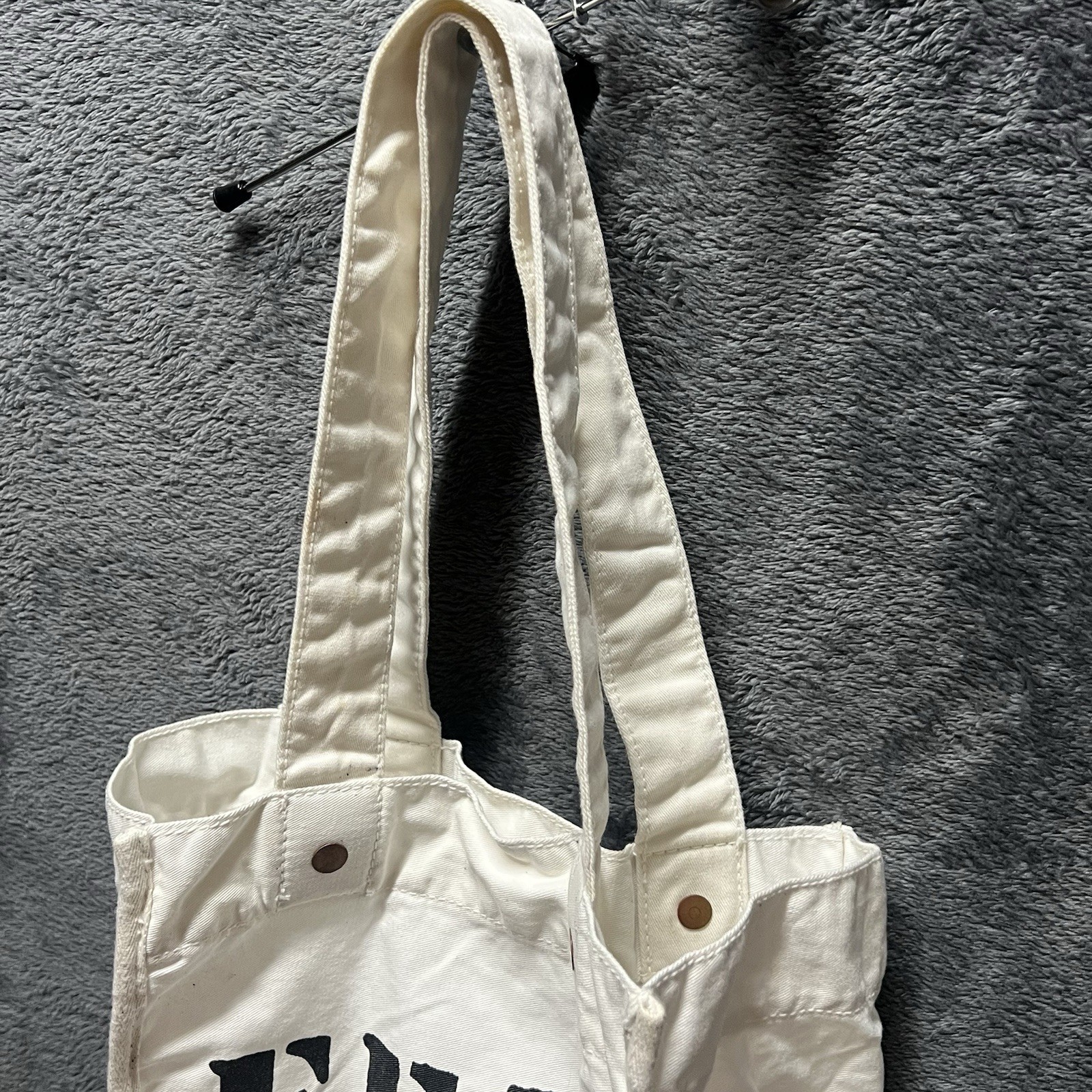 Feed 100 Children of the World Convertible Re-Usable Tote Bag Burlap/Cotton