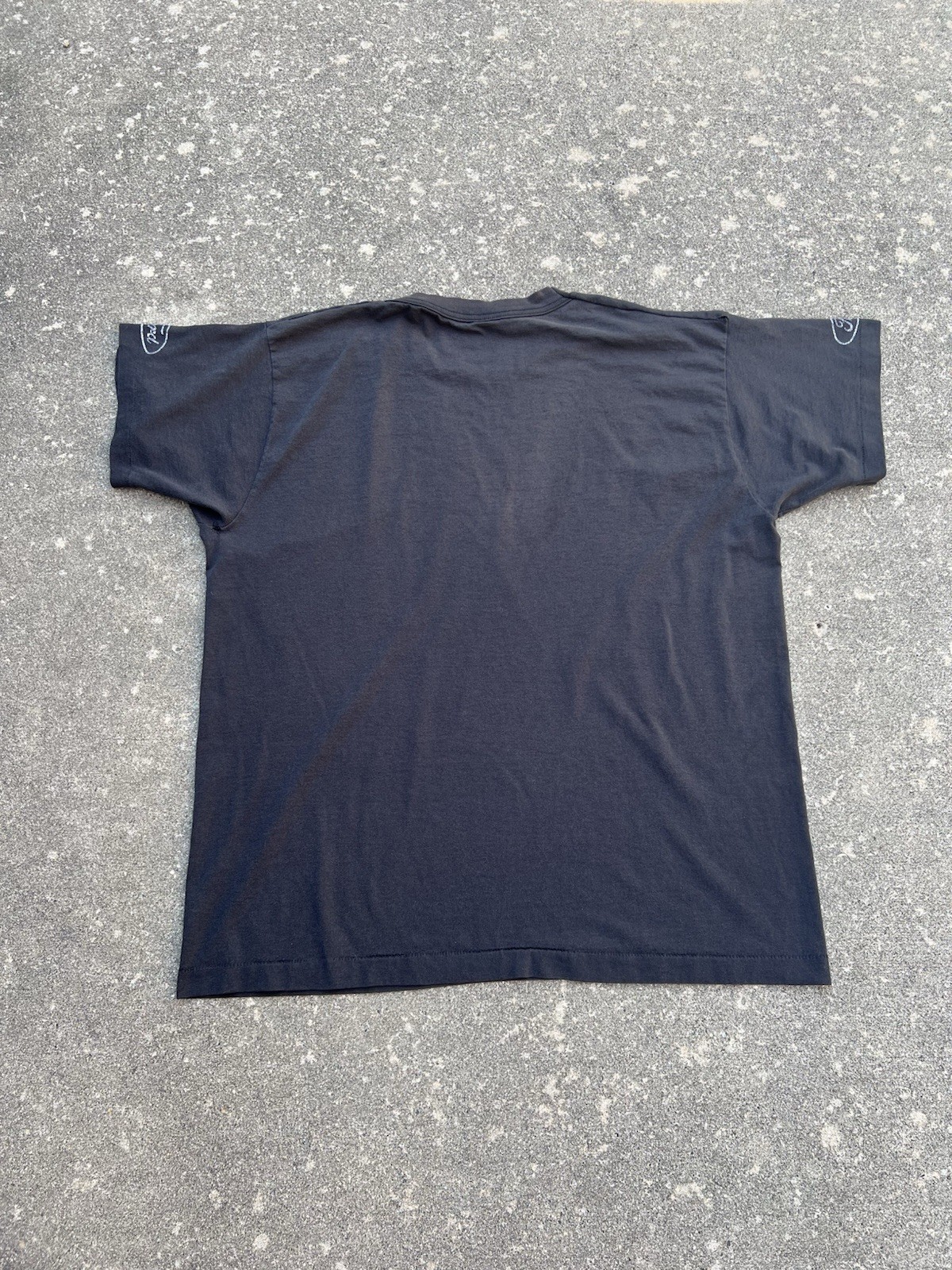 Faded Distressed Vintage 90s Single Stitch Ford Oval Logo T Shirt Black XL FOTL
