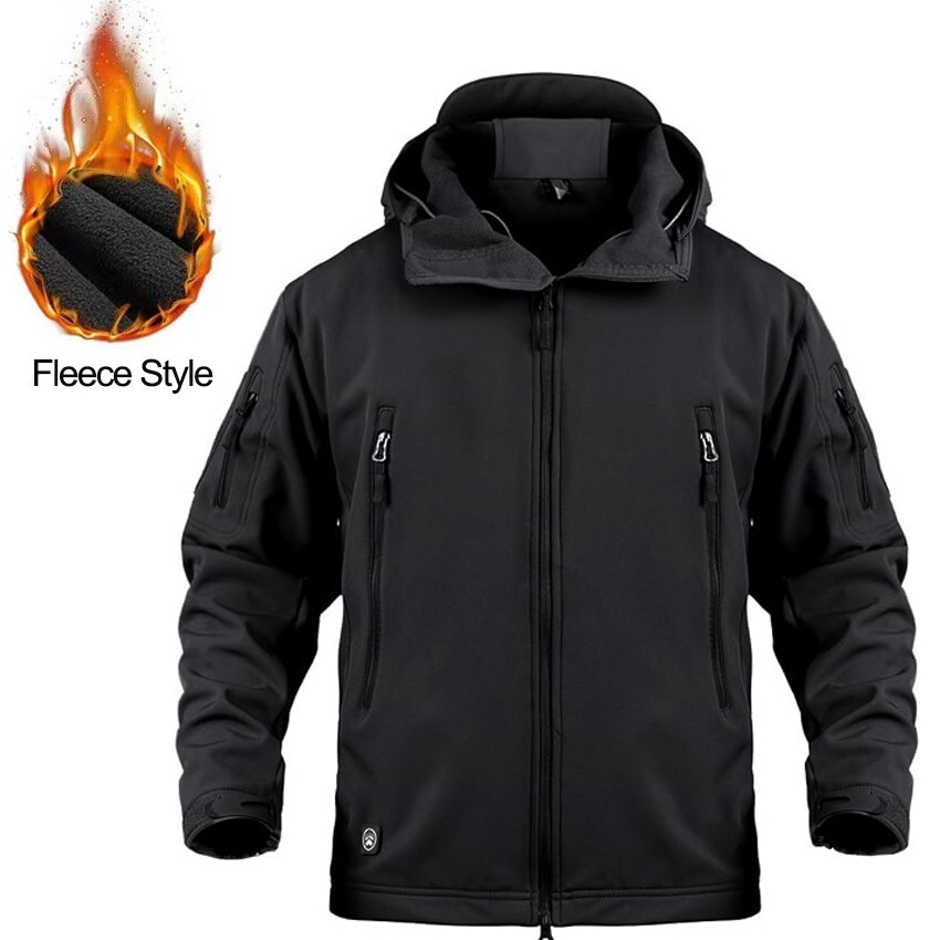 Men’s Waterproof Ski Jacket Winter Warm Jackets Snow Thermal Fleece Work Coat US