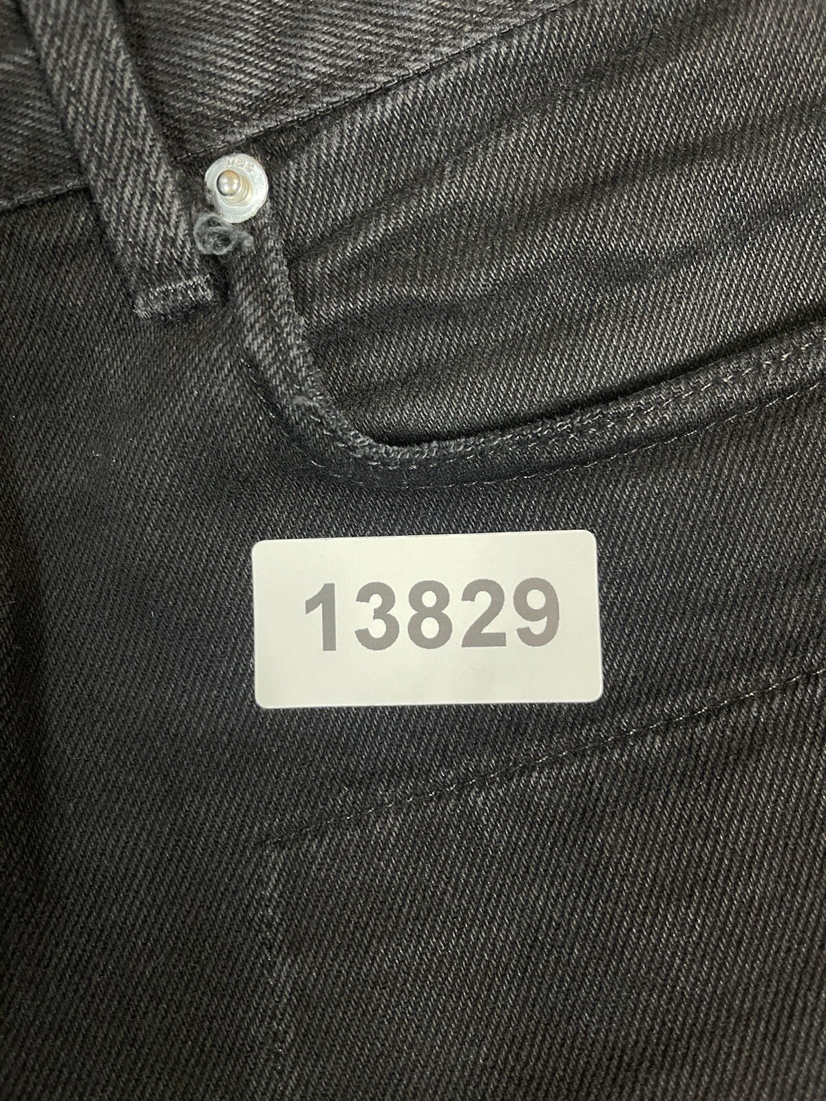 Mr Completley Jeans Mens 30 Black Distressed Casual Preppy Zip Pocket Denim
