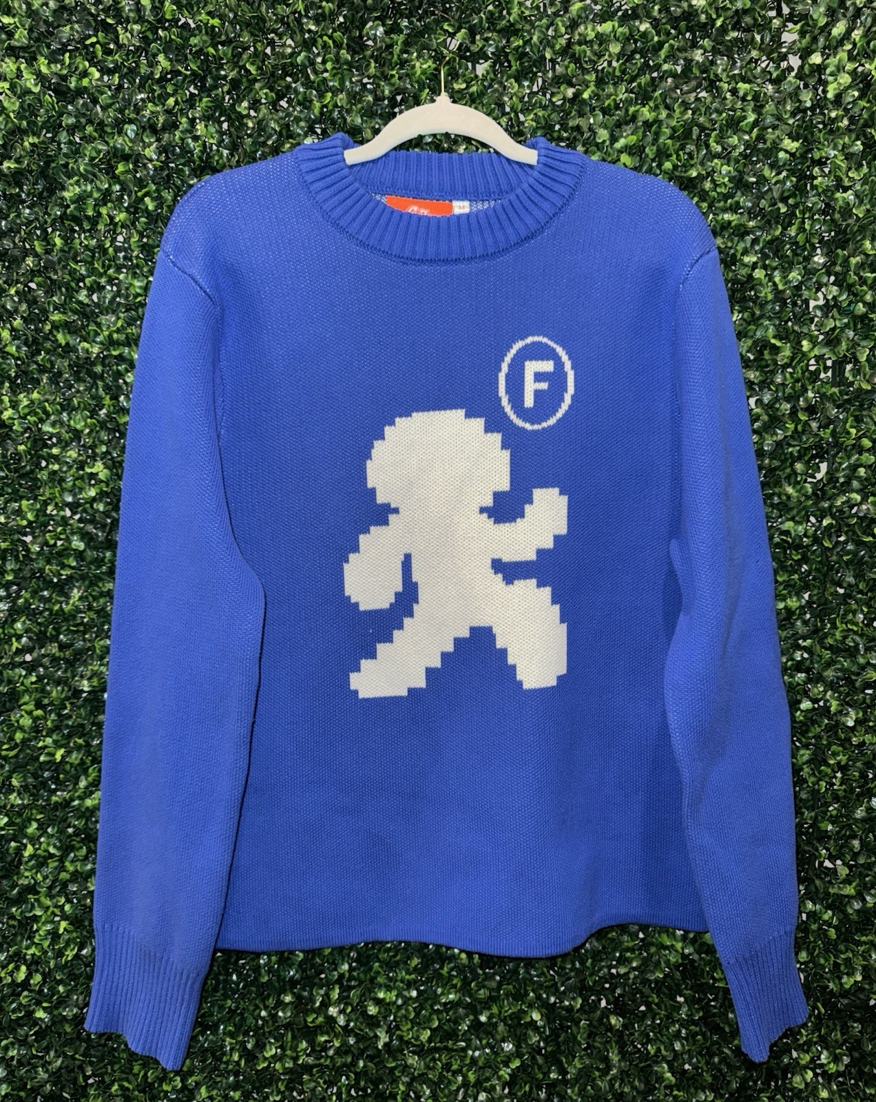 La Fam knit sweater. Style not currently available on brand website or online