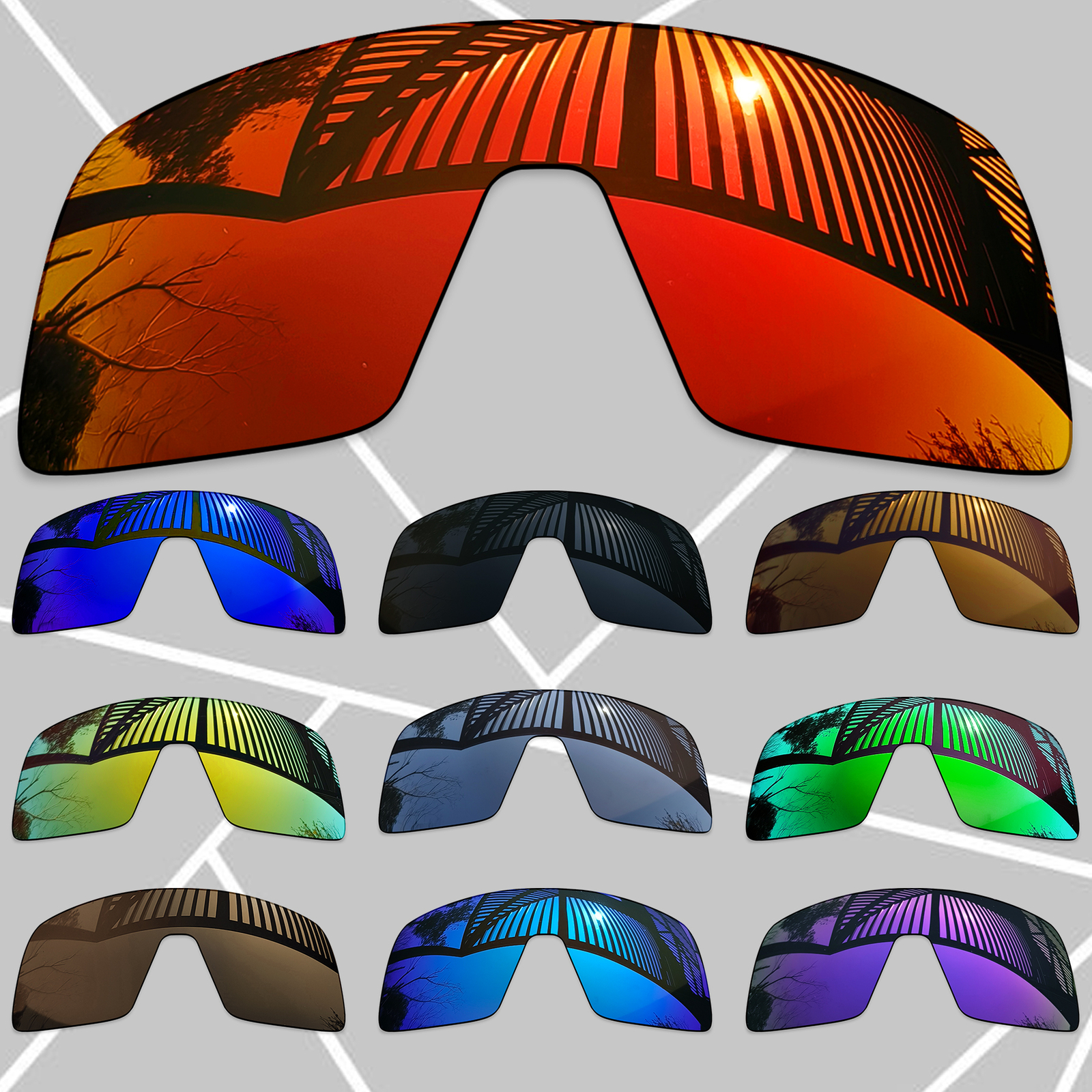 TRUE POLARIZED Replacement Lenses for-Oakley Sutro TI Multi-Colors