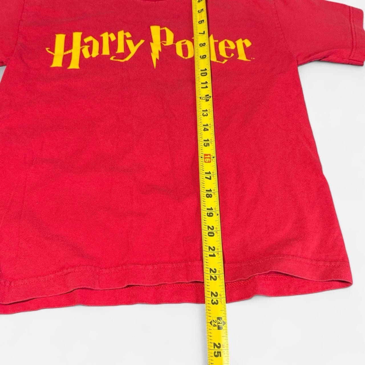 Vintage Harry Potter Youth S Red Graphic Tee 100% Cotton Crew Neck Merch